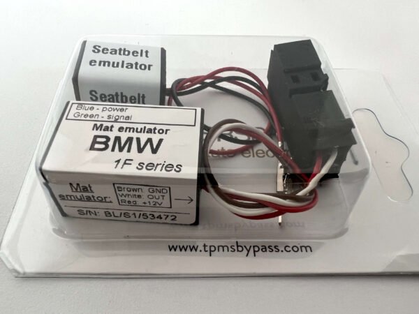 BMW F Series Seat Occupancy Mat Bypass and Seatbelt Emulator 2